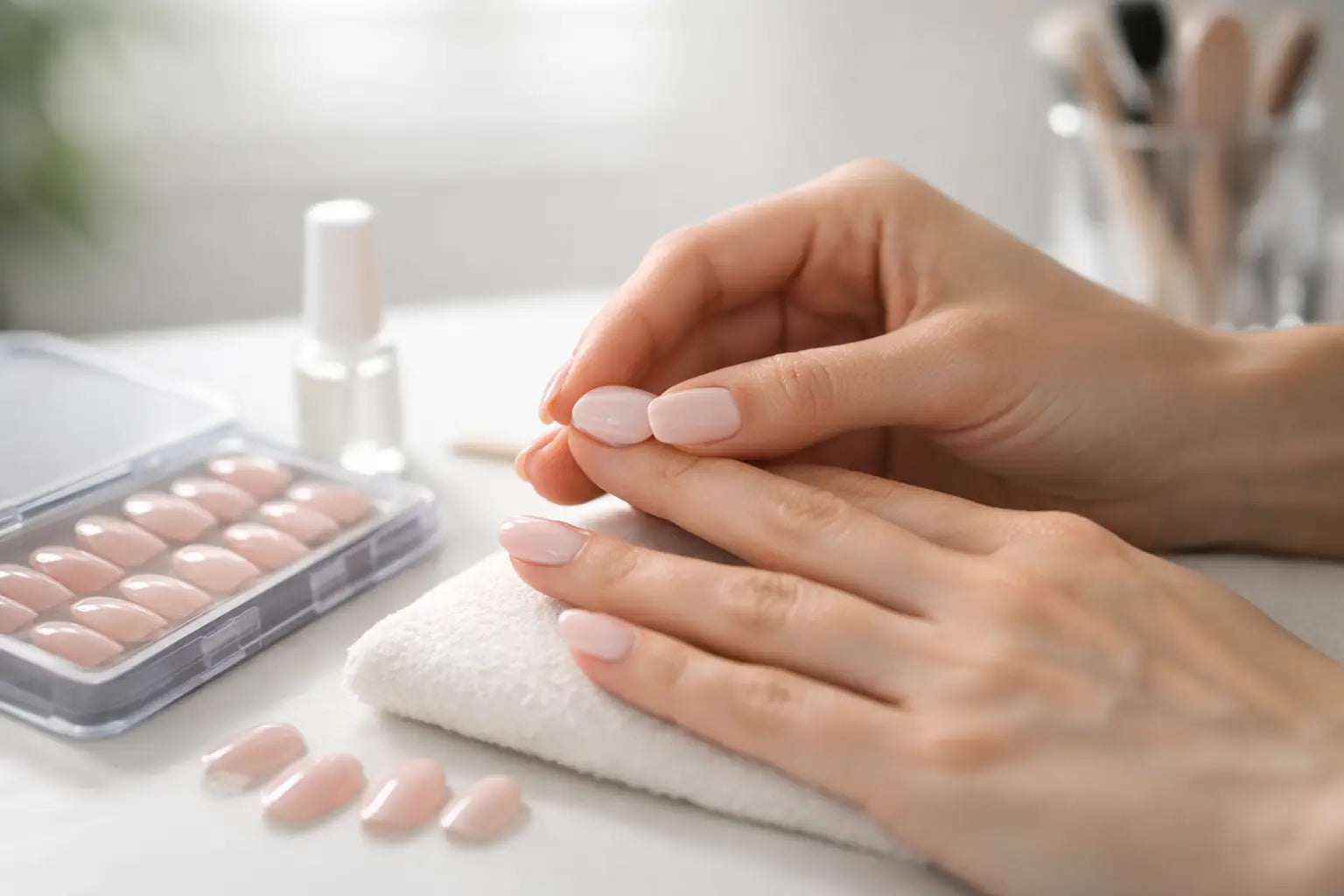 Jak przedłużyć trwałość manicure press-on