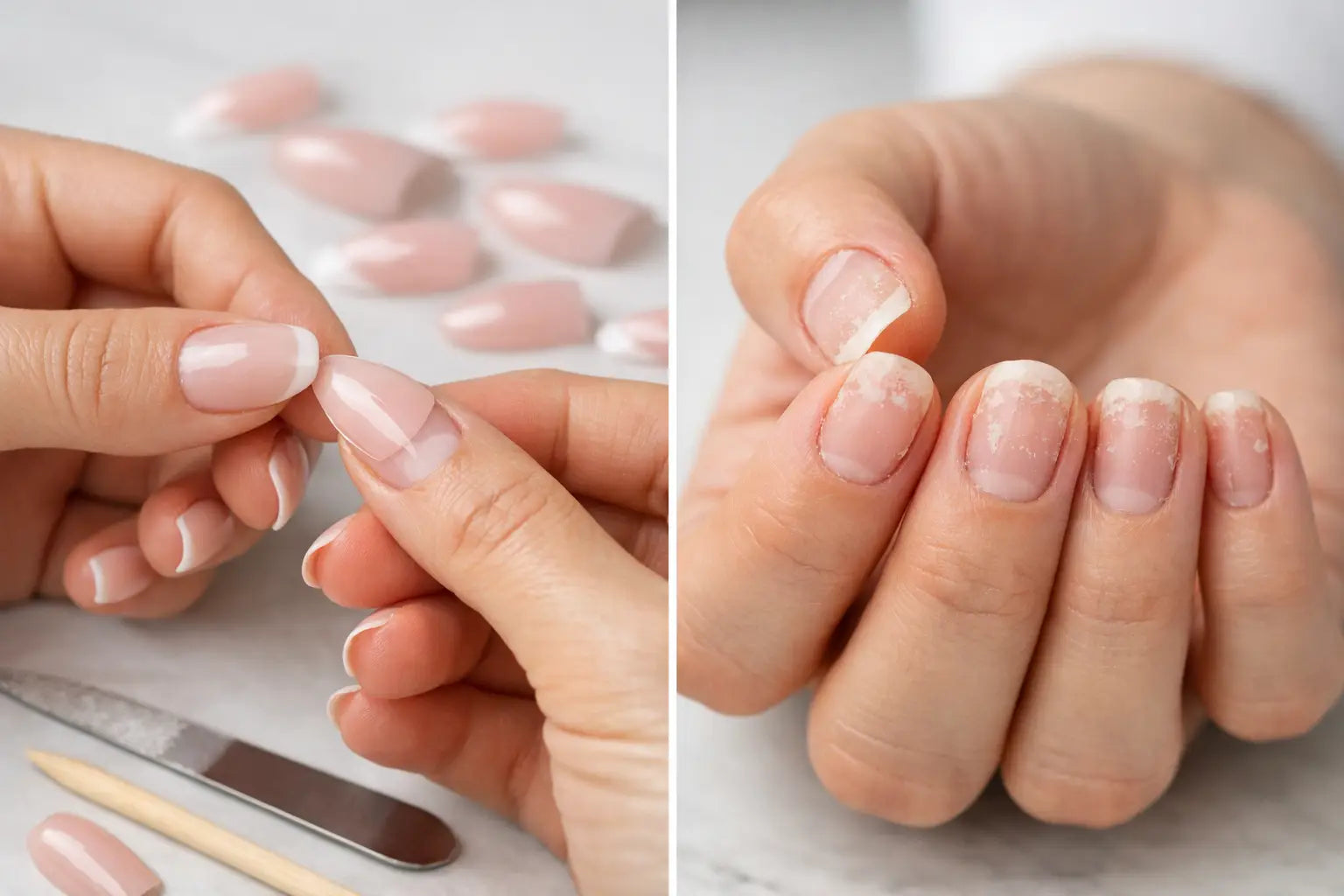 Czy press on nails niszczą paznokcie?