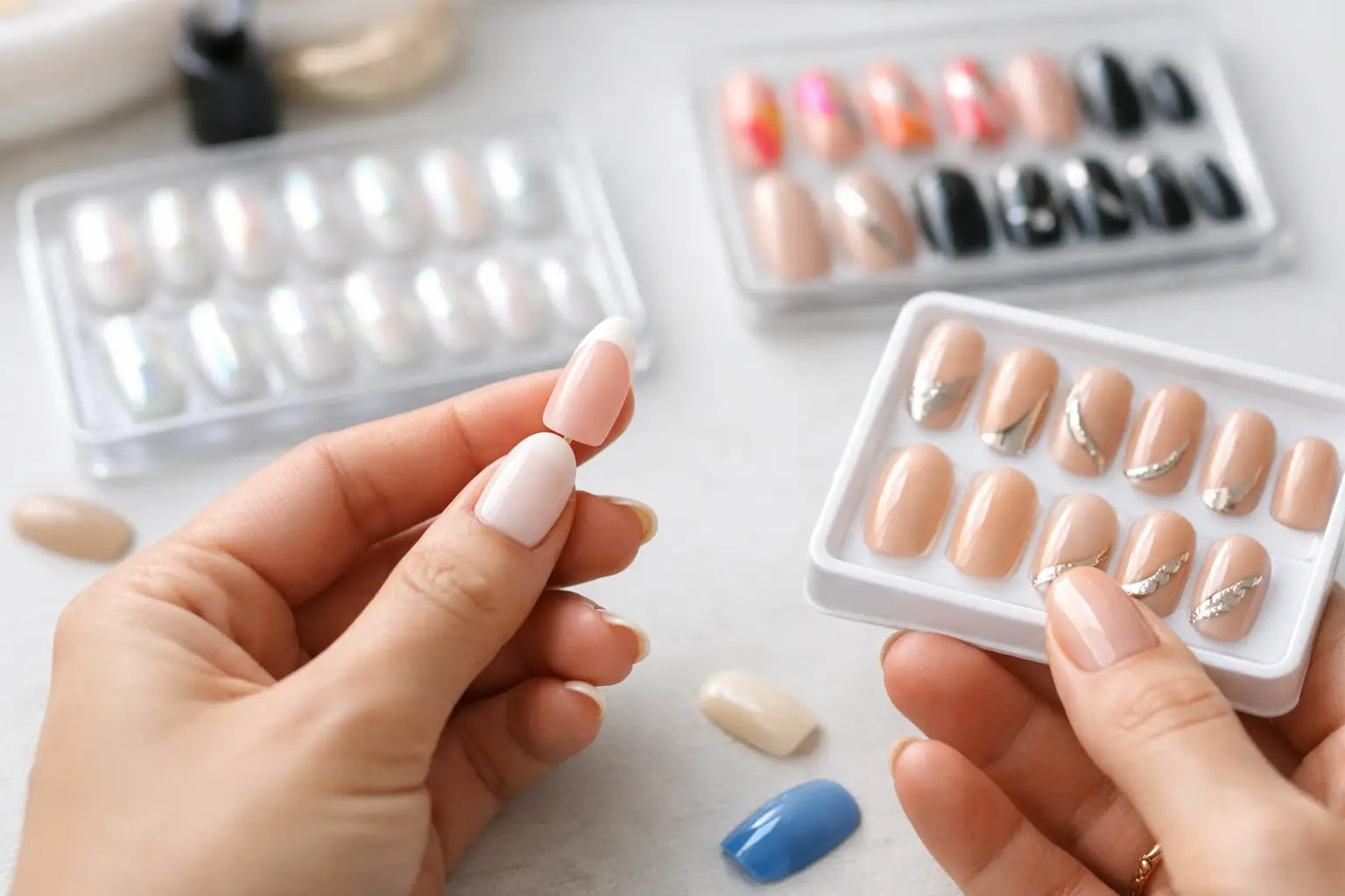 Trendy w manicure press-on, które nosimy teraz