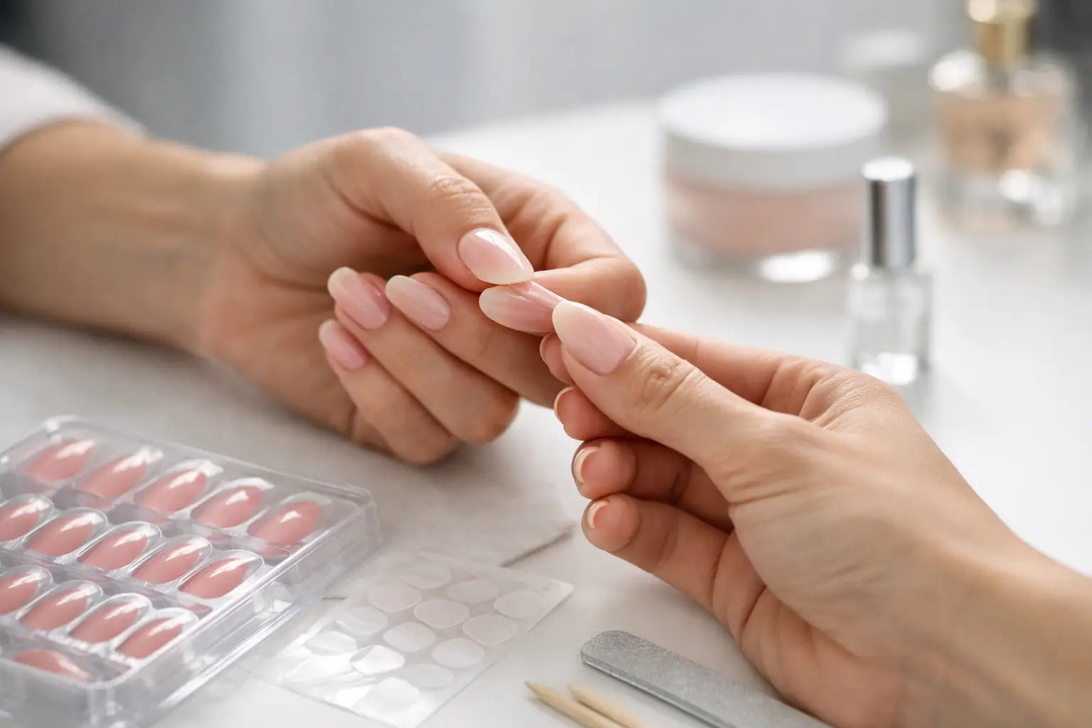 Ile trzymają się press on nails?