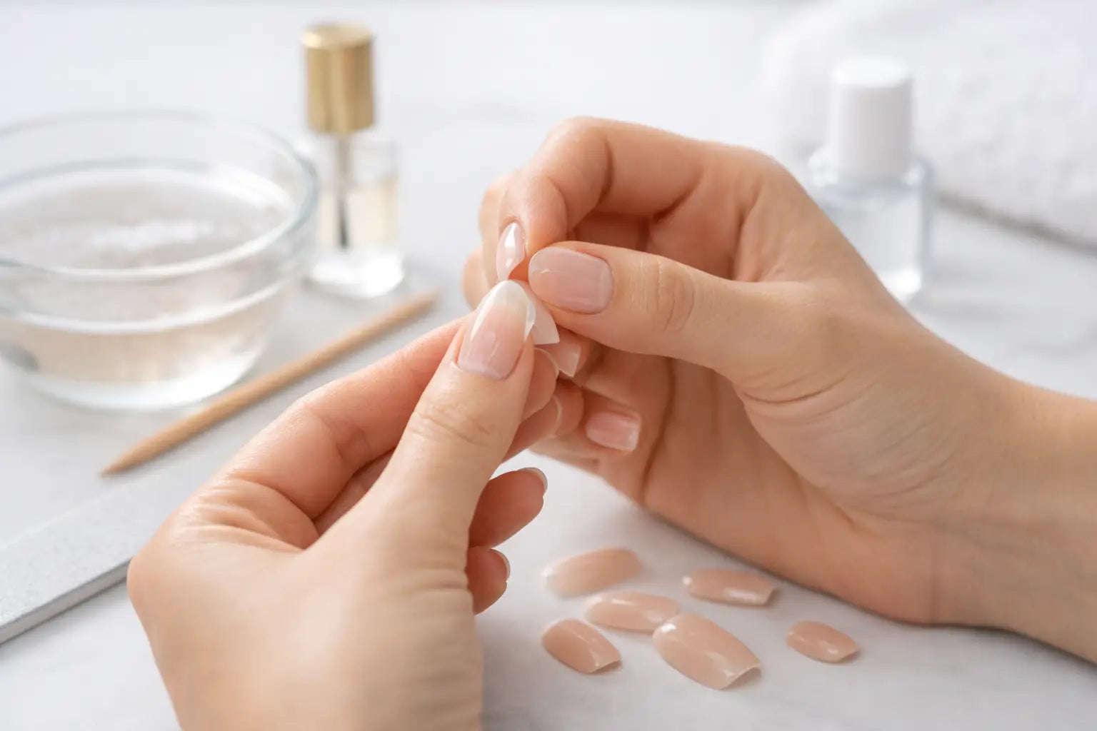 Jak zdjąć press on nails bez uszkodzeń
