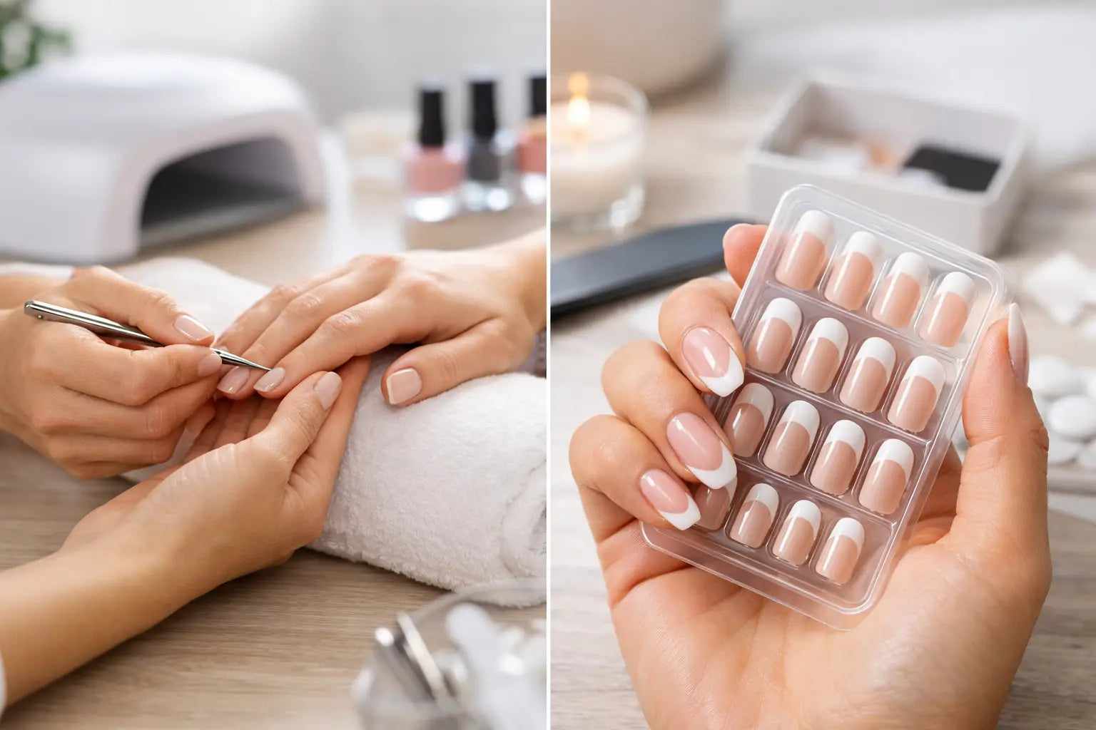 Manicure salonowy czy gotowe paznokcie?
