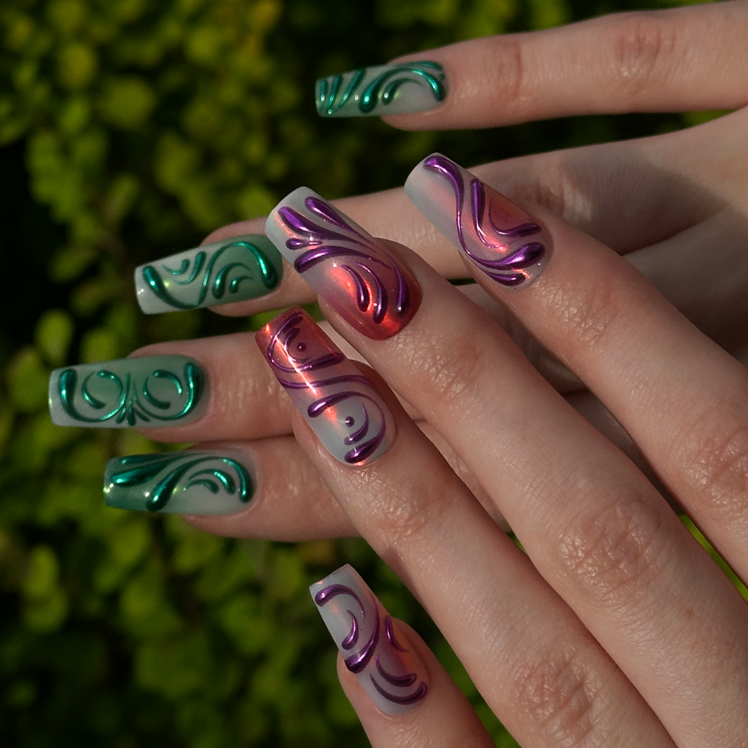 FLORAL CHROME